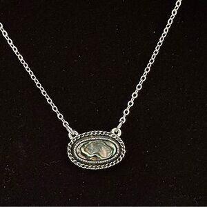 Sarah Coventry Abalone Necklace